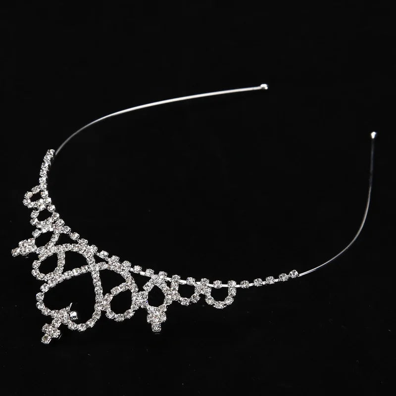 Crystal Tiara Hairband Princess Prom Crown Party Accessories