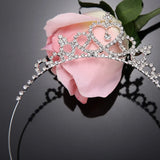 Crystal Tiara Hairband Princess Prom Crown Party Accessories