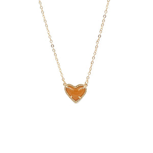 Valentines Gift Candy Claw Small Heart Shaped Pendant Necklace