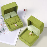 Velvet Jewelry Box Multifunction Ring Pendant Gift Case Earring Necklace Display