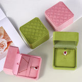 Velvet Jewelry Box Multifunction Ring Pendant Gift Case Earring Necklace Display