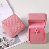 Velvet Jewelry Box Multifunction Ring Pendant Gift Case Earring Necklace Display