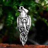 Viking Crow Stainless Steel Necklaces Pendants Chain Punk Jewelry