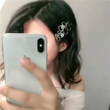 Vine Flower Zircon Hair Clip Multicolor