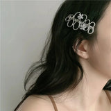 Vine Flower Zircon Hair Clip Multicolor