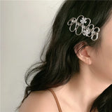 Vine Flower Zircon Hair Clip Multicolor