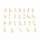Vintage Initial Letter Necklace Pearl Bead Womens Jewelry Gift