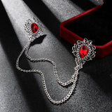 Vintage Alloy Rhinestones Large Brooch