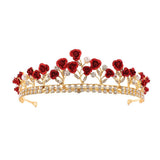 Vintage Crystal Crown Hairband Tiara Bridal Party Jewelry