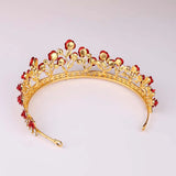 Vintage Crystal Crown Hairband Tiara Bridal Party Jewelry