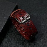 Vintage Hollow Leather Bracelets for Men Adjustable Wristband