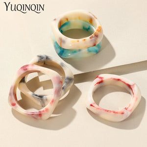 Vintage Geometric Cuff Bracelets Wide Bangles Hand Jewelry
