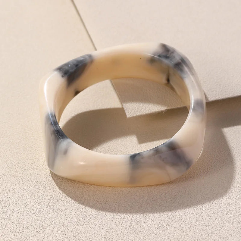 Vintage Geometric Cuff Bracelets Wide Bangles Hand Jewelry