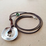 Vintage Metal Pendant Hand Making Necklace Retro Hand Making Jewelry