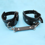 Vintage Sexy Female Leather Harness Bracelet Gothic Waist To Leg Suspenders