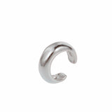 Vintage U-shaped Ear Cuff Clip Earring Punk Small Flower Carved Hollow