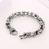 Hip-Hop Punk Spliced Bracelet Stainless Steel Bicycle Chain