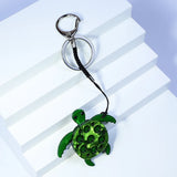 Sea Turtle Keychain Acrylic Car Key Women Bag Accessories