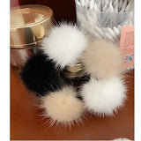 Soft Mink Fur Elastic Hair Band Scrunchie for Women Girls