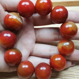 Warring States Red Agate Bracelet Men's Original Stone Modern Bracelet Jewelry