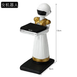 Astronaut Jewelry Display Stand Polar Bear Ring Shelf Store Display