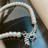Water Drop Pendant Necklace for Women 925 Silver Choker