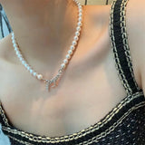 Water Drop Pendant Necklace for Women 925 Silver Choker