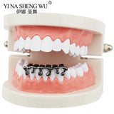 Water Drop Teeth Grillz Hip Hop Dental Grills Set