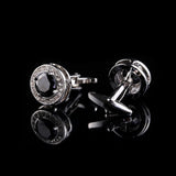Rhinestone Wedding Cufflinks for Men