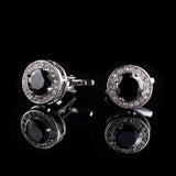 Rhinestone Wedding Cufflinks for Men