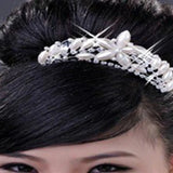 Bridal Head Jewelry Pearl Combs Tiara Crown