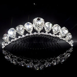 Bridal Head Jewelry Pearl Combs Tiara Crown