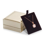 Wedding Jewelry Box Leatherette Paper Box Ring Necklace Bracelet Gift Velvet Box