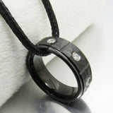 8mm Tungsten Carbide Anniversary Ring with Stones