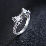 Austrian Crystal Wedding Ring for Women