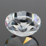 Oval Crushed Ice CZ High Carbon Lab Diamond 4K Cut 5A+
