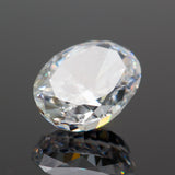 Oval Crushed Ice CZ High Carbon Lab Diamond 4K Cut 5A+