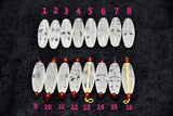Crystal Beads Money hook Dzi Ji Cut angle Abacus beads Red Agate Bracelet