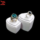 PU Lover's Ring Jewelry Display Tower Wedding Ring Pendant Display Holder