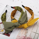 Retro Bowknot Fabric Hair Hoop
