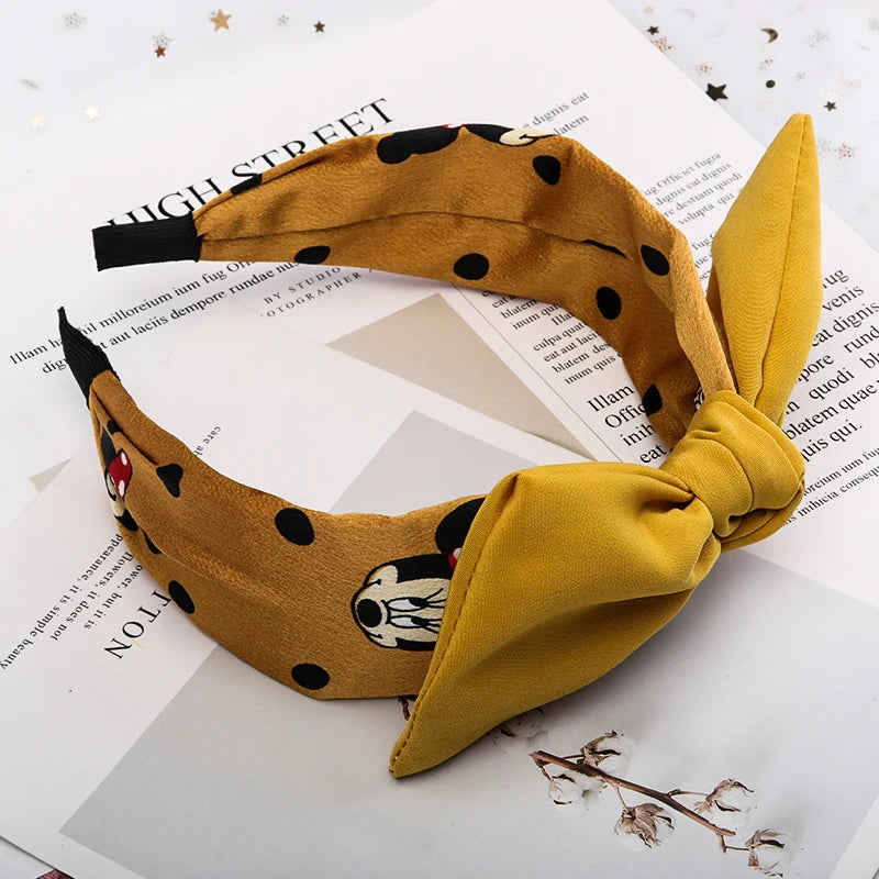 Retro Bowknot Fabric Hair Hoop