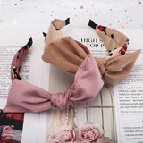 Retro Bowknot Fabric Hair Hoop