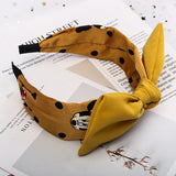 Retro Bowknot Fabric Hair Hoop