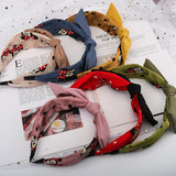 Retro Bowknot Fabric Hair Hoop