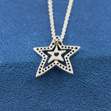 Winter Silver Star Wish Necklaces For Women 925 Sterling Silver Jewelry