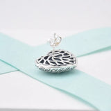 Winter Sparkling Heart Earring 925 Sterling Silver Studs