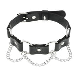 Punk Choker Collar Necklace Goth Rivets Choker