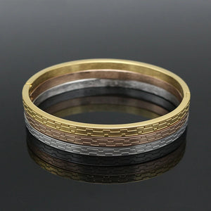 Stainless Steel Bracelet Bangle Gold/Silver/Rose Gold Women Jewelry