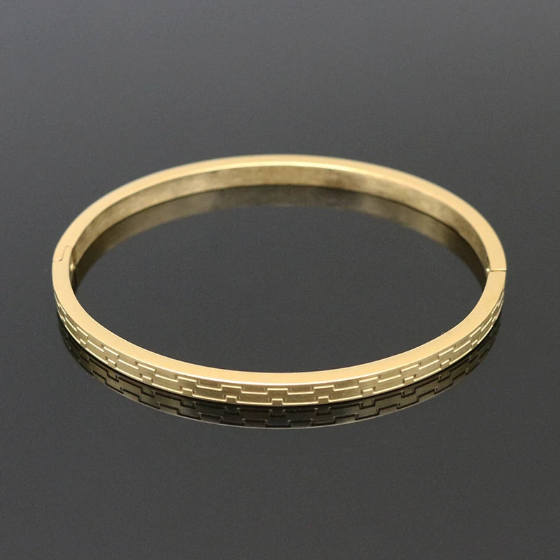 Stainless Steel Bracelet Bangle Gold/Silver/Rose Gold Women Jewelry