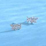 925 Silver Olive Branch Zircon Couple Gift